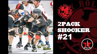 2Pack Shocker 21 of Casco Bay Roller Derby [upl. by Gusba]