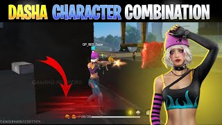 Dasha Character Ability  Free Fire Dasha character skill Test Dasha Ability [upl. by Keemahs957]