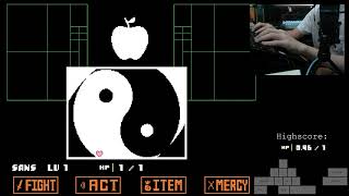 Bad Apple but its an Undertale bullet pattern Mod by OceanBagel  No Hit [upl. by Keryt]