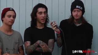 Bad Omens band interview Live footage amp Doc footage  Orangevale CA 81916 [upl. by Vladamar821]