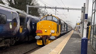 Trains at Linlithgow 070324 and 080324 [upl. by Hanahs160]