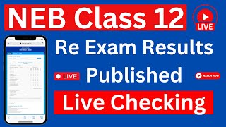 NEB 12 Re Exam Results Published Live Checking  How to Check NEB Class 12 Purak Results in 2081 [upl. by Novyaj]