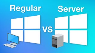 Windows Server vs Regular Windows  How Are They Different [upl. by Enilaf]