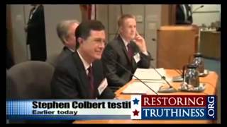 The Making of a Colbert SuperPAC Stephen testifies before the FEC [upl. by Aihsekel]