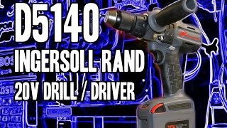 Ingersoll Rand D5140 DrillDriver 20v Cordless IQv20 [upl. by Zacharias]