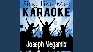 Joseph Megamix From the Musical quotJosephquot Karaoke Version with Guide Melody Originally [upl. by Selec]