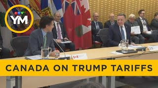 Canadas Response to US Tariff Threats  Your Morning [upl. by Martino]