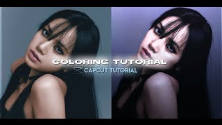 Coloring tutorial on capcut capcut tutorial [upl. by Eimmak605]