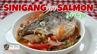 SINIGANG NA ULO NG SALMON SA MISO  Paano Alisin ang Lansa ng Salmon MrsGalangs Kitchen S7 Ep5 [upl. by Annahsed]