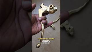 Heavy Quality Brass Levers ♥️ shorts royalenfield oldbullet standard350 g2 [upl. by Largent]