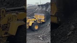 Cat Wheel Loader Working At Coal Mines Part 1 shorts [upl. by Keener97]