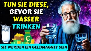 Sagen Sie diese Worte bevor Sie Wasser trinken  Sie werden ein Geldmagnet sein  Geld anziehen [upl. by Atinek]