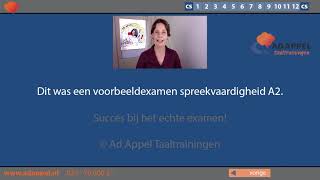 Spreekvaardigheid A2  Oefenexamen 7  20212024 [upl. by Cherilyn864]