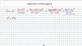 Algebraliste murdude jagamine [upl. by Erdied]