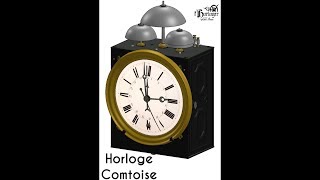 Horloge comtoise grande sonnerie  Présentation générale [upl. by Anassor]