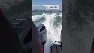 Honda Speed Boat Engine  Thailand  Ferry  Andaman Sea [upl. by Aidnac803]