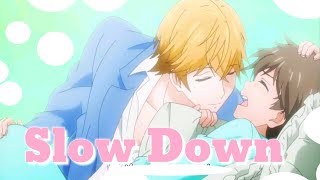 Hitorijime my Hero AMV★ Hasekura x Kensuke ❝Slow Down❞ [upl. by Riki]