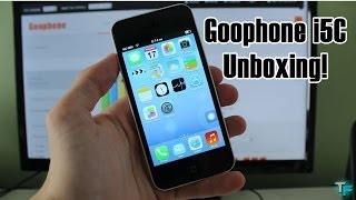 Goophone i5C  Unboxing 11 iPhone 5C Replica With Android 42 [upl. by Solnit892]