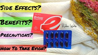 Evion Capsule  Evion Capsule 400 Vitamin E Capsule Uses Benefits Side Effects [upl. by Aitselec]