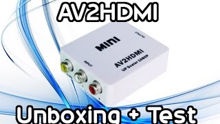 FR AV2HDMI Unboxing amp Test N64 PS2 [upl. by Navap]