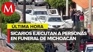 En Michoacán grupo armado ataca en un velorio y deja al menos 10 muertos [upl. by Negriv]