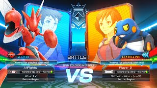 Scizor vs Croagunk  Pokkén Tournament DX [upl. by Llerol421]