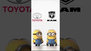 Toyota Hilux vs Ram trx minnions styletrending tiktok toyota status ram [upl. by Menendez]