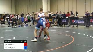 2024 GrecoRoman Senior World Team Trials  Glenn Rhees vs Drew Allgeyer 82 KG Con Quarters [upl. by Bill199]