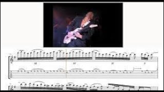 Steve Vai  Tender Surrender TAB Video [upl. by Korrie]