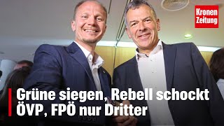 Stichwahl in Innsbruck  Grüne siegen Rebell schockt ÖVP FPÖ nur Dritter  kronetv NEWS [upl. by Hoxie]