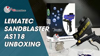 LEMATEC Sandblaster Gun Kit AS118 Unboxing Whats in the Box and Product Review [upl. by Rondon]