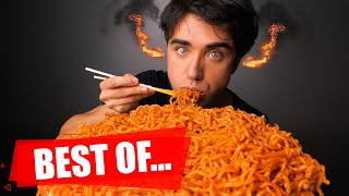 Nuclear Fire Noodles Challenge 🔥 2x Spicy⚠️  McBang ASMR [upl. by Ilario793]