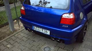 VW Golf 3 R36 FSI Bluemotion  Soundcheck [upl. by Zsamot]