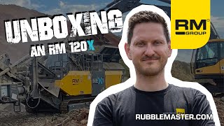 Unboxing of our RM 120X  whats inside  RUBBLE MASTER [upl. by Oicnoel]