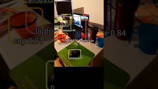 Tensorflow Android SSD household object detection  Samsung S7 [upl. by Duff]