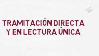 Tramitación directa y en lectura única [upl. by Adnolor996]