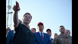 Trump Joins Elon Musk at the SpaceX Starship Launch [upl. by Temhem388]