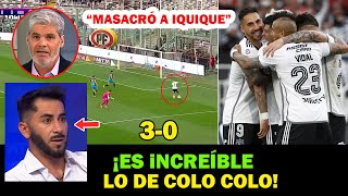 ¡IMPACTADOS PRENSA CHILENA FASCINADA CON LA GOLEADA DE COLO COLO Y LA DEFINICIÓN DEL TORNEO CL [upl. by Whale]