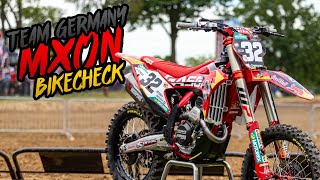 MXoN RedBud 2022 Team Germany Bikes amp Gear [upl. by Ehlke283]