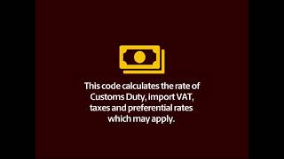 Customs Tariff Codes Simplified For You [upl. by Ule]