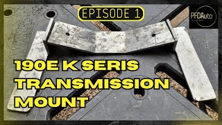 190E K Swap Project  Building a transmission mount [upl. by Wurst394]