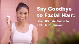 A StepbyStep Guide to Remove Facial Hair at Home with Philips Hair Remover [upl. by Guntar]