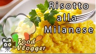 RISOTTO ALLO ZAFFERANO BUONISSIMO  FoodVlogger [upl. by Kwon]