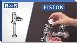 American Standard Selectronic Flushometer  Piston  Repair and Replace [upl. by Arobed]