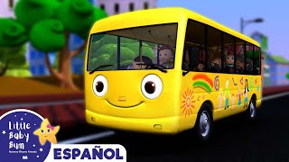 Las ruedas del autobús  Canciones Infantiles  Dibujos Animados  Little Baby Bum en Español [upl. by Safire]