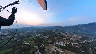 Chasing the Kefalonian Sun🌞 ParaMotor Log at Sunset  Greece 2024 [upl. by Eloc]