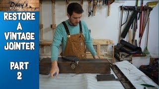 Vintage Craftsman Jointer Restoration 2018  Part 2 [upl. by Incrocci]