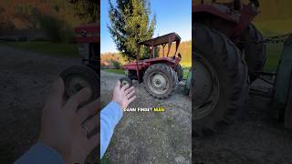 Wie man einen Oldtimer Traktor fährt 😱🚜 traktor landwirtschaft fahrenlernen oldtimer bauer [upl. by Nirtiac]