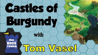 Castles of Burgundy Review  with Tom Vasel [upl. by Maurise]