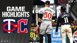 Twins vs Guardians Game Highlights 91824  MLB Highlights [upl. by Ronal197]